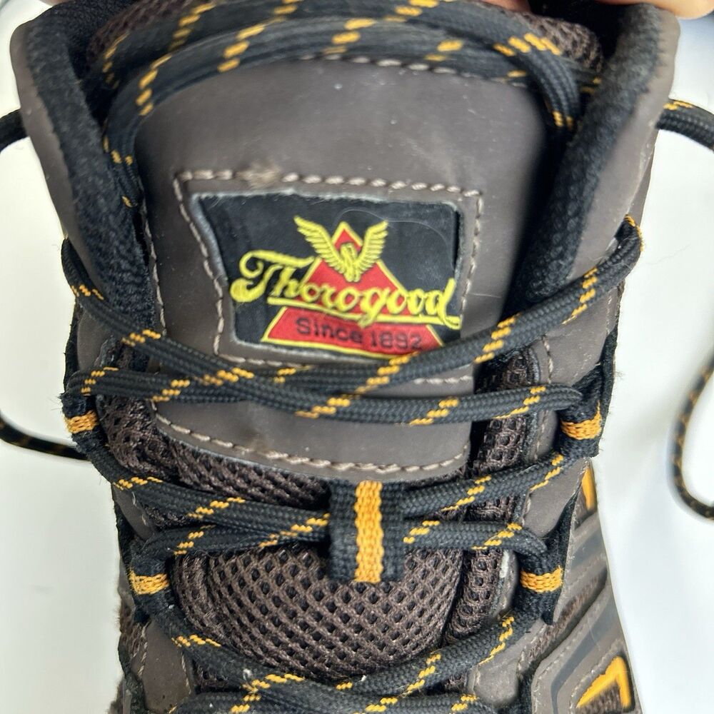 Thorogood Crosstrex Safety Toe Boots Mens 12 M Brown Mid Cut Hiker Work 804-4291 - Picture 7 of 10